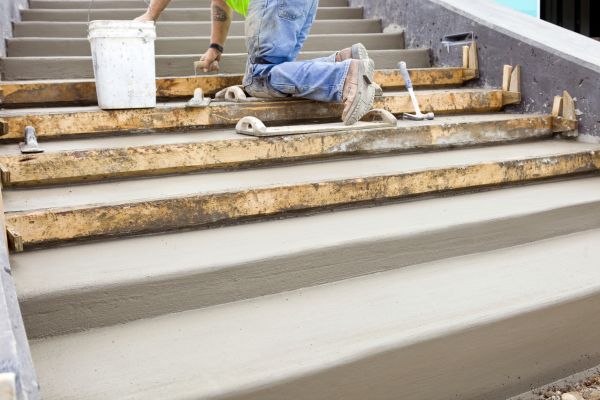 Cost of Concrete Steps Pouring in Redding