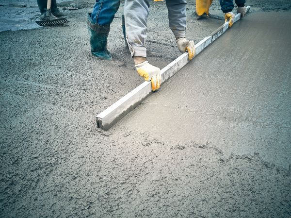 Cement Slab Construction in Redding