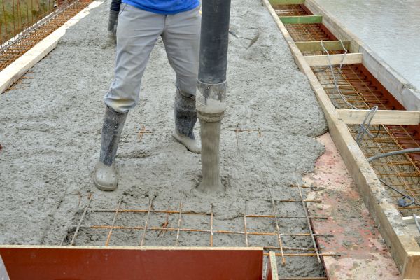 Concrete Base Construction in Redding