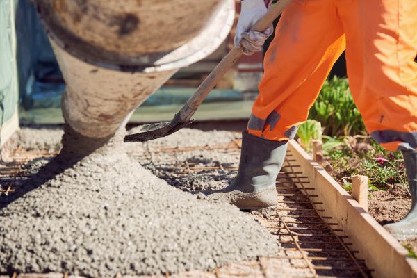 Poured Concrete Installation in Redding