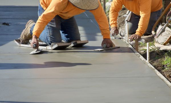 Cement Pad Construction in Redding