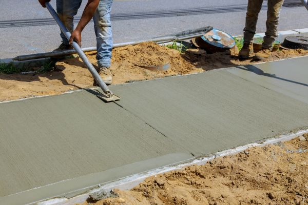 Cement Pathway Installation in Redding