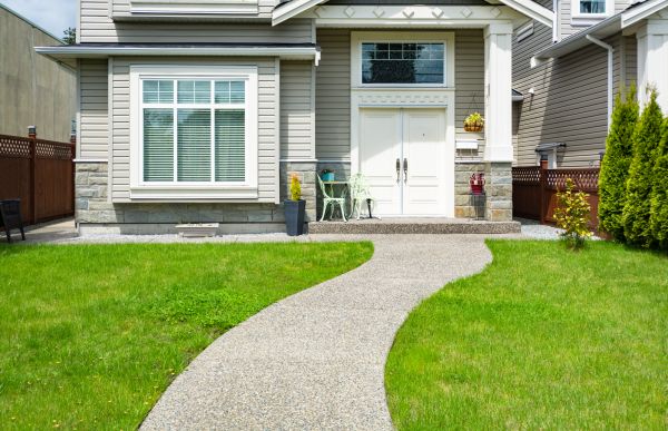 Concrete Path Construction in Redding