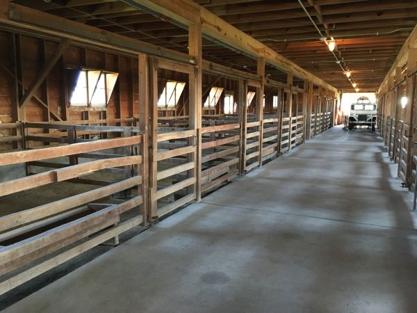 Barn Floor Pouring in Redding