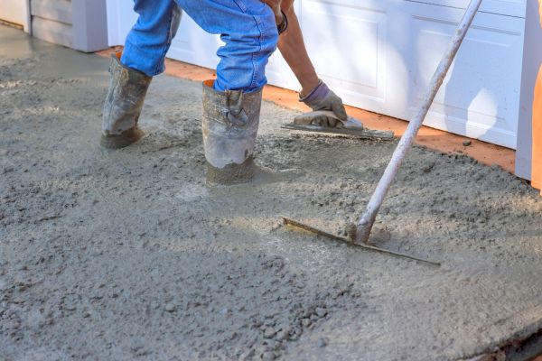 Driveway Slab Construction in Redding