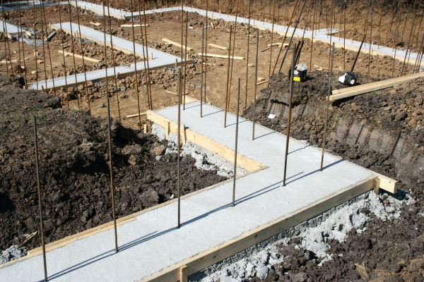 Footing Construction in Redding