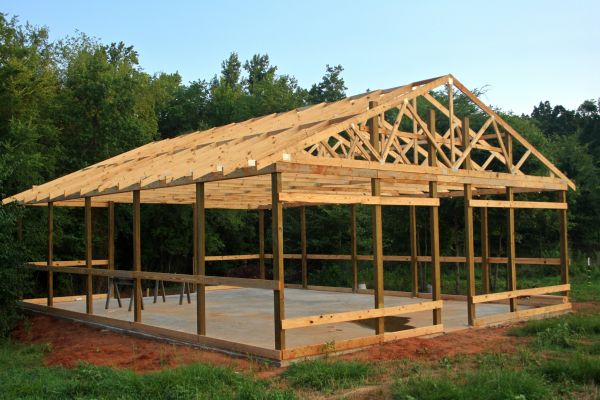 Barn Pad Installation in Redding