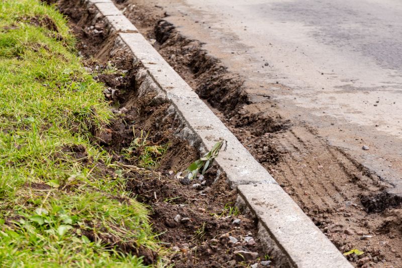 Concrete Border Installation detail